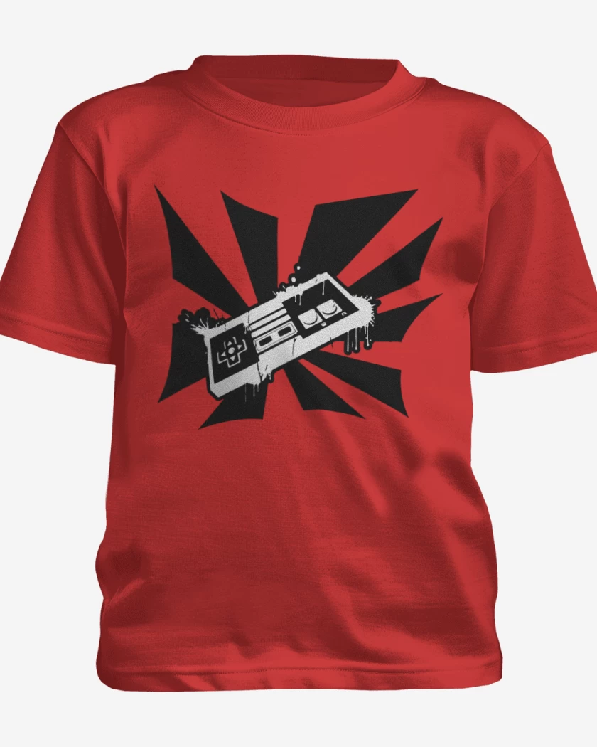 Polera de niño Rojo de Nintendo Joystick