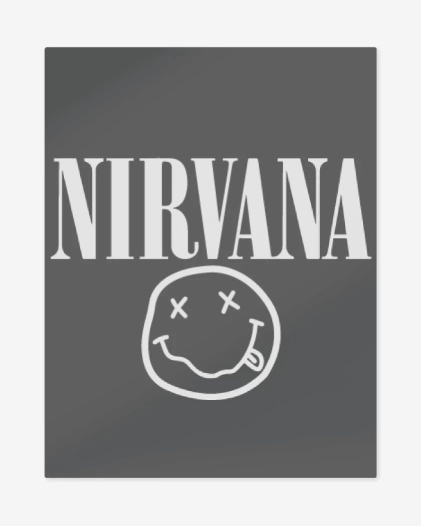 Print metalico Carbon de Nirvana - Smile