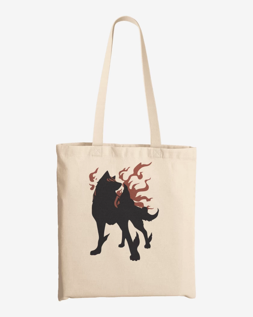 Totebag Blanco de Okami - Amaterasu