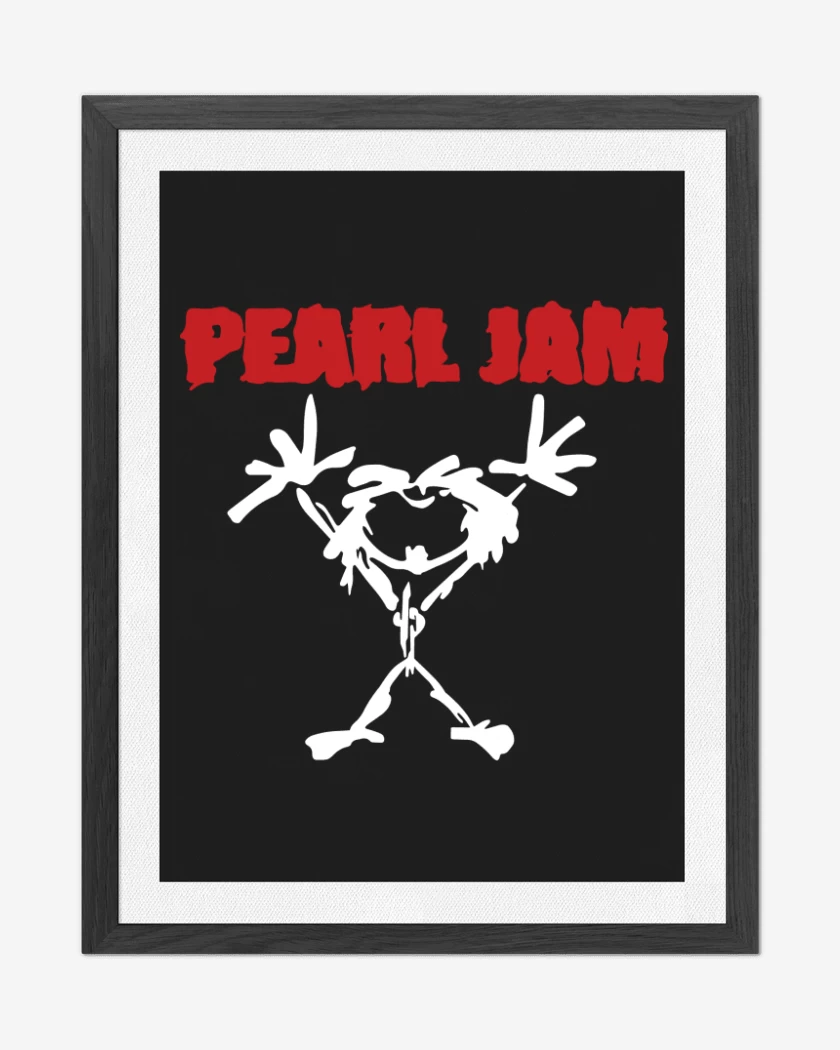 Cuadro decorativo Negro de Pearl Jam