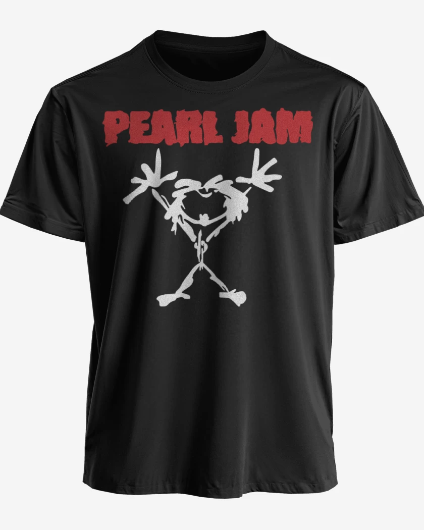 Polera premium Negro de Pearl Jam