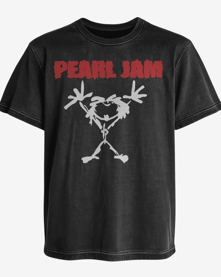Polera desgastada Pearl Jam