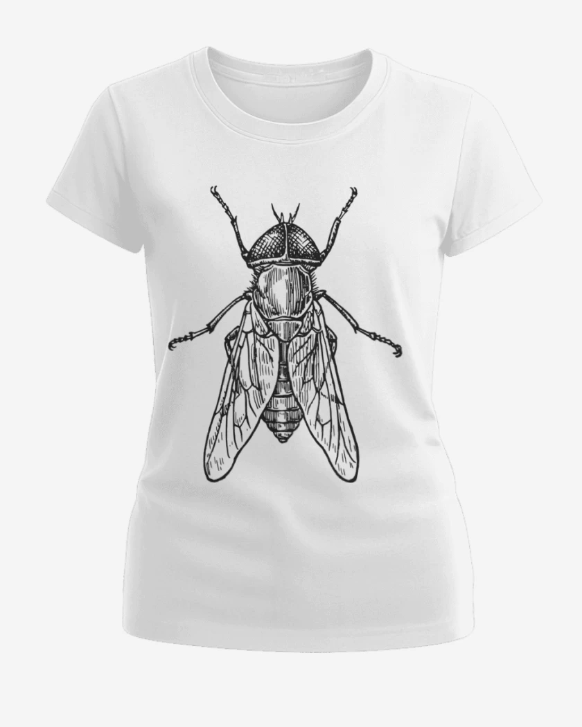 Polera de Mujer Blanco de mosca