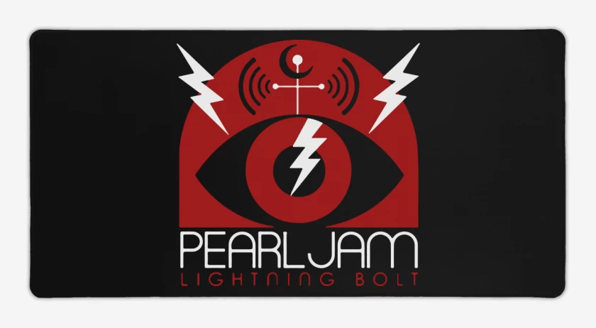 Mouse pad Gamer Negro de Pearl Jam - Lightning BolT