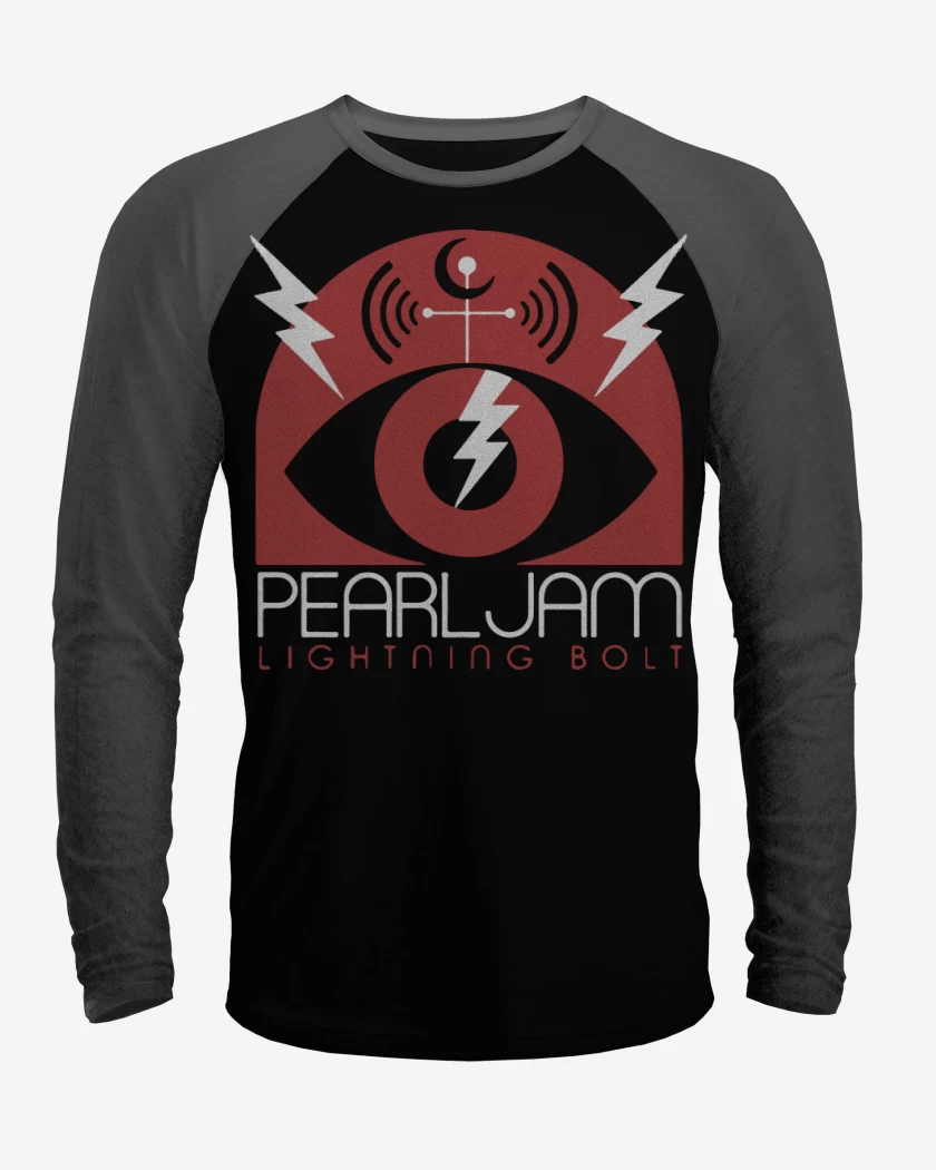 Polera Raglan Pearl Jam - Lightning BolT