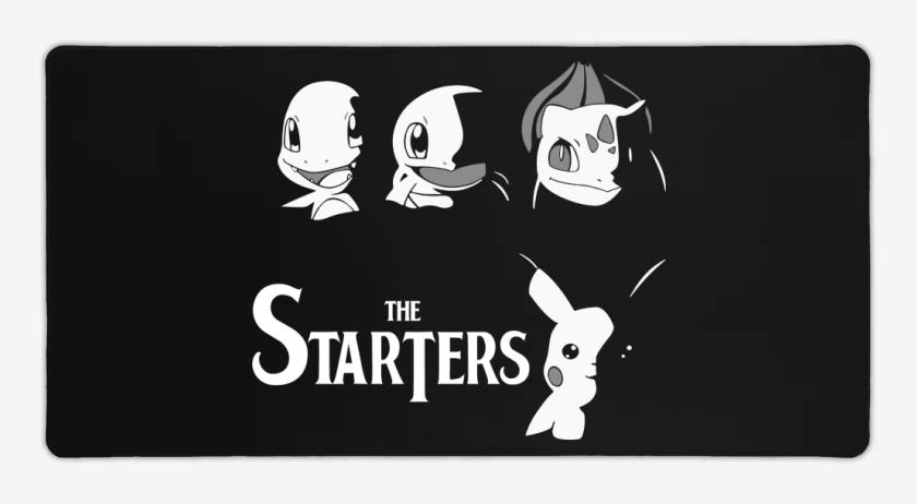 Mouse pad Gamer Pokemon - The Starters