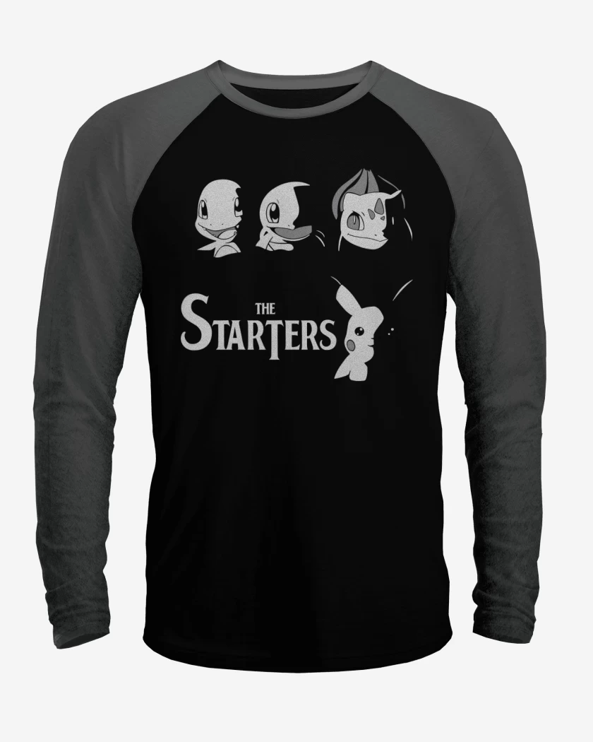 Polera Raglan Pokemon - The Starters