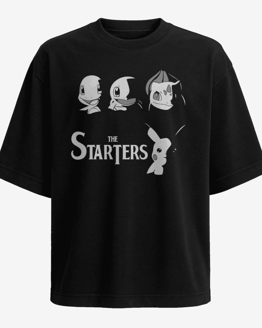 Polera Oversize Pokemon - The Starters