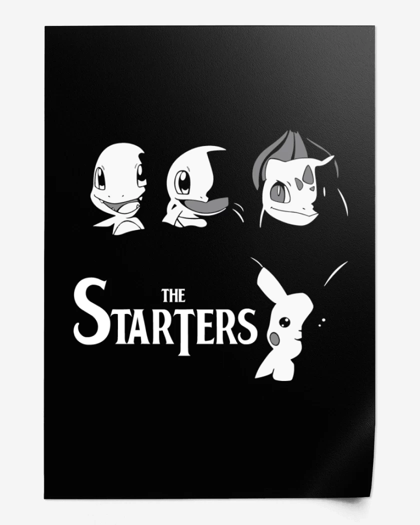 Print Pokemon - The Starters