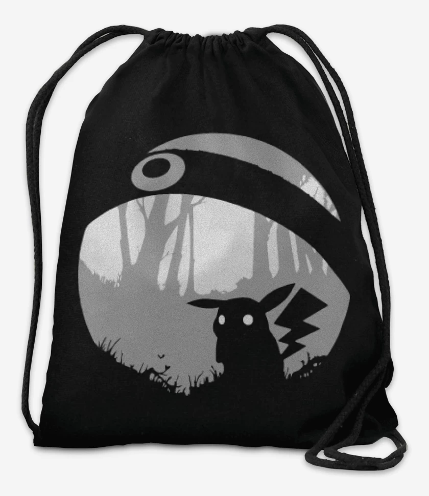 Mochila Negro de Pokemon - Pikachu Limbo