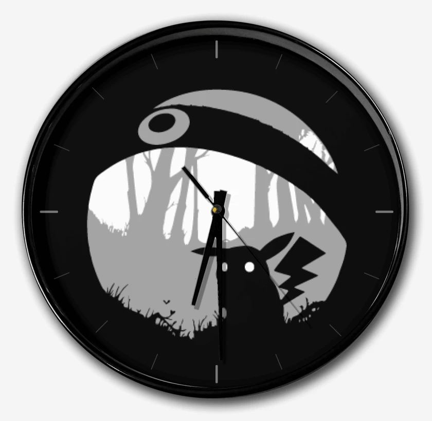 Reloj Negro de Pokemon - Pikachu Limbo