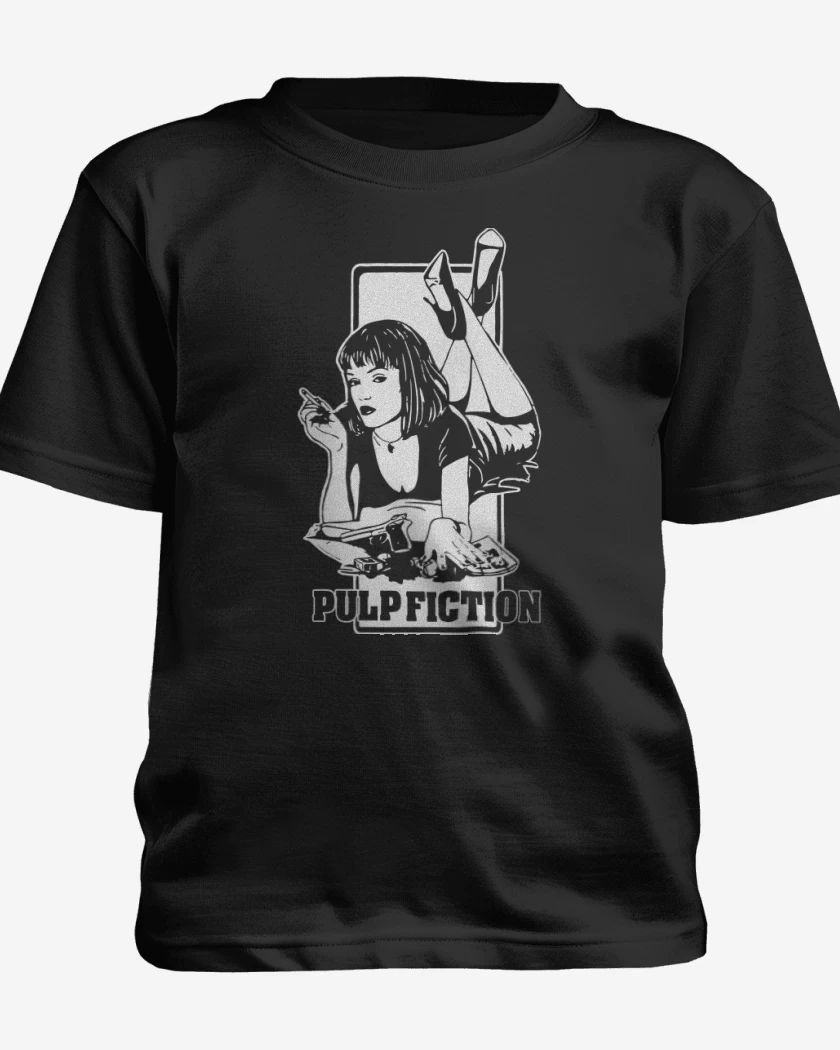 Polera de niño Negro de Pulp Fiction - 2