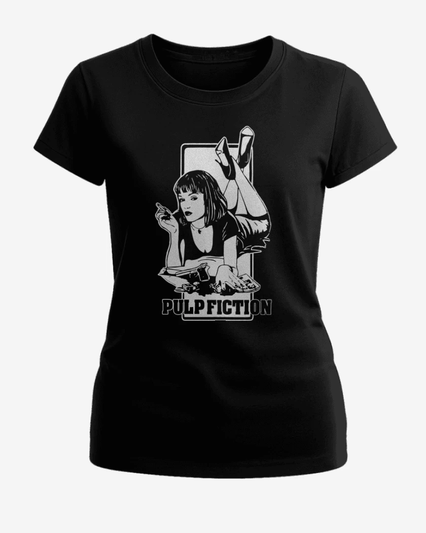 Polera de Mujer Negro de Pulp Fiction - 2