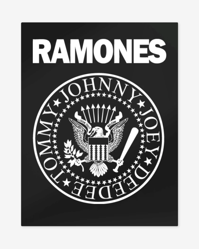 Print metalico Ramones