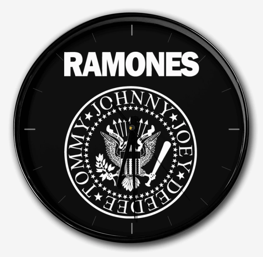 Reloj Negro de Ramones