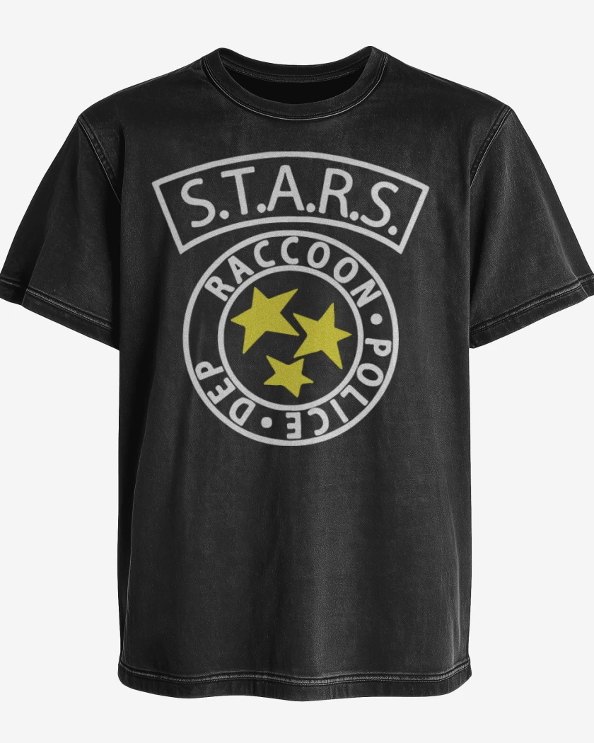 Polera desgastada Resident Evil - S.T.A.R.S
