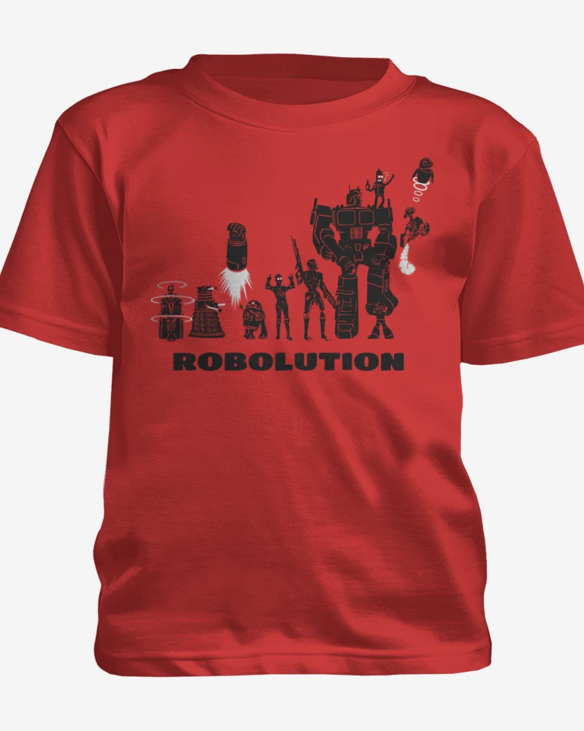 Polera de niño Rojo de Robolution