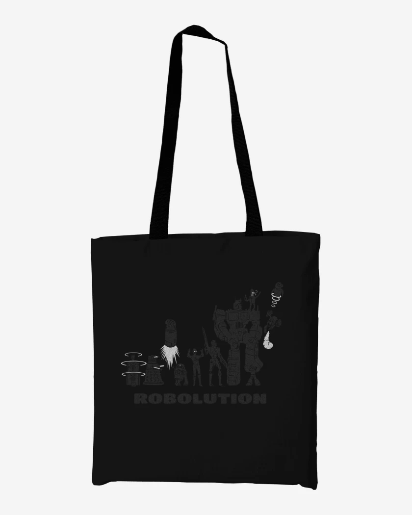 Totebag Negro de Robolution