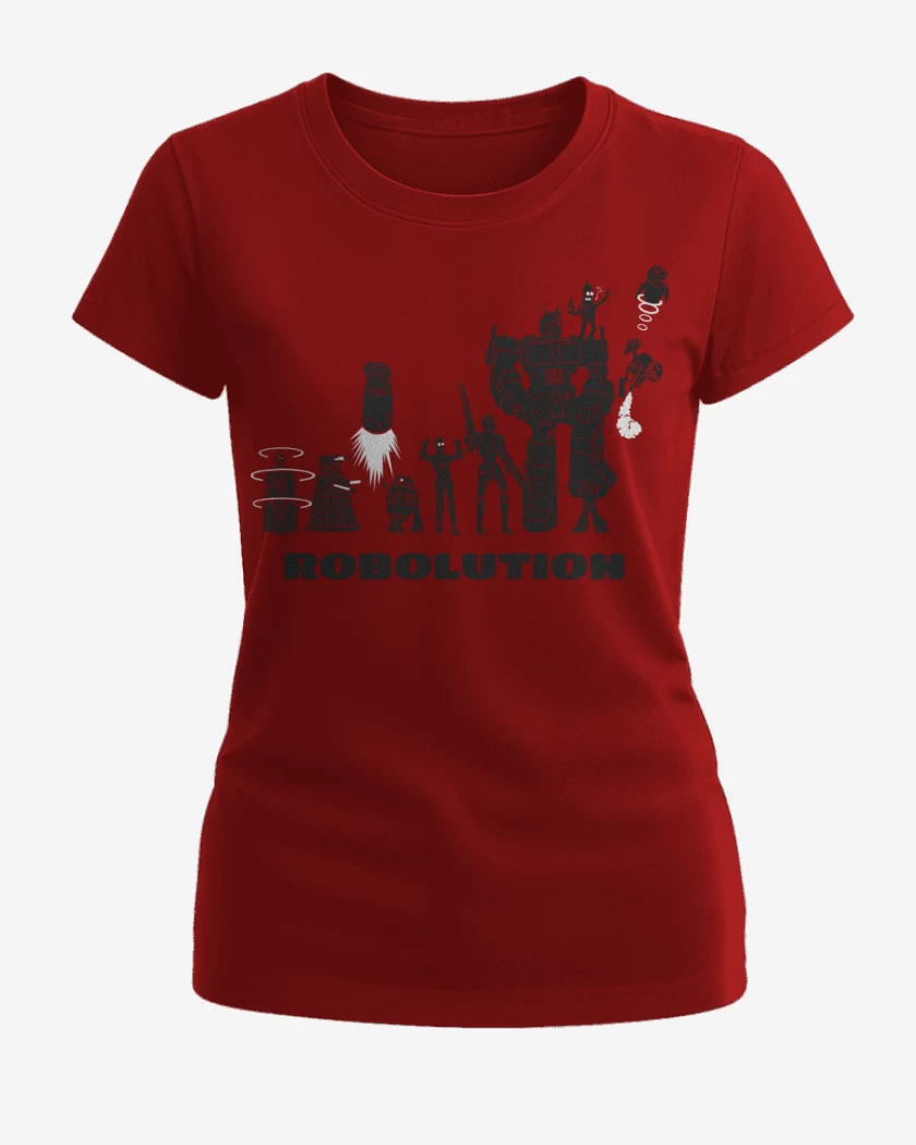 Polera de Mujer Rojo de Robolution