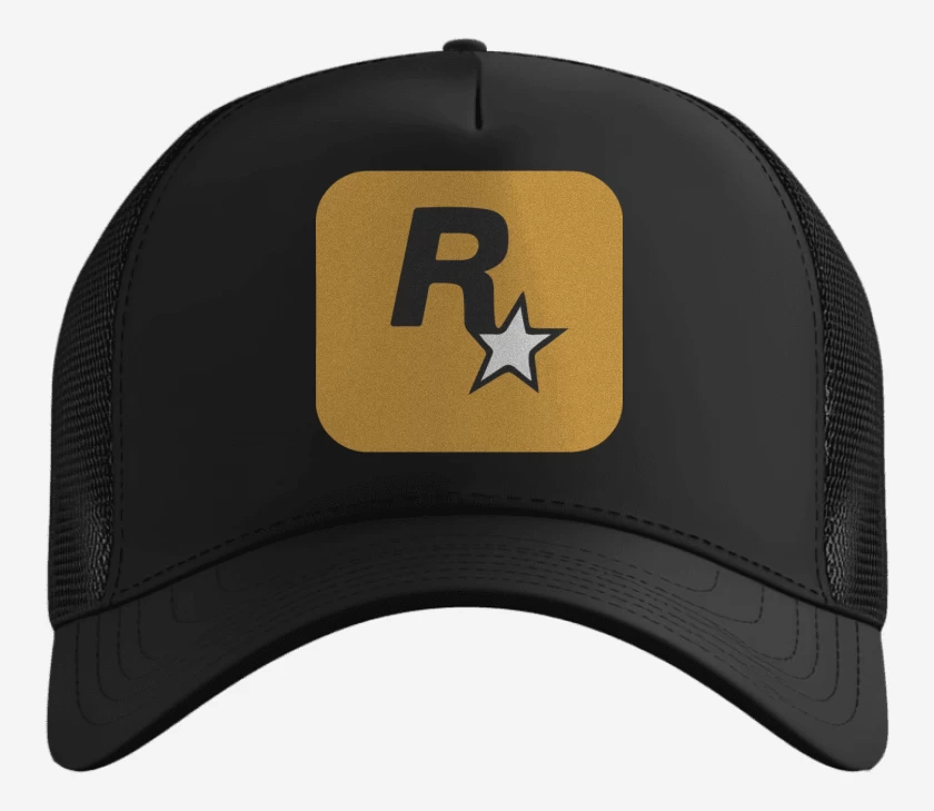 Gorro Negro de Rockstar - Logo