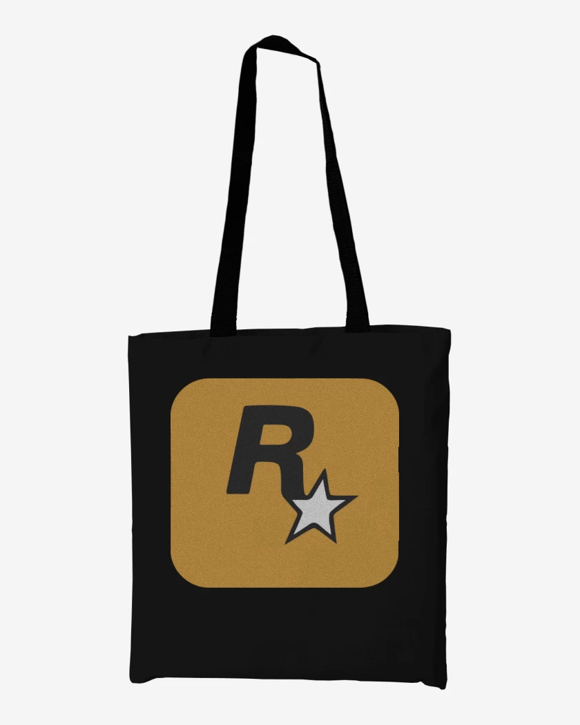Totebag Negro de Rockstar - Logo