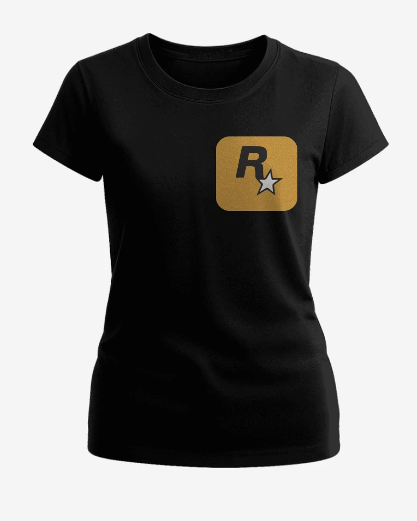Polera de Mujer Negro de Rockstar - Logo