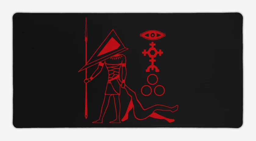 Mouse pad Gamer Negro de Silent Hill - Pyramid Head