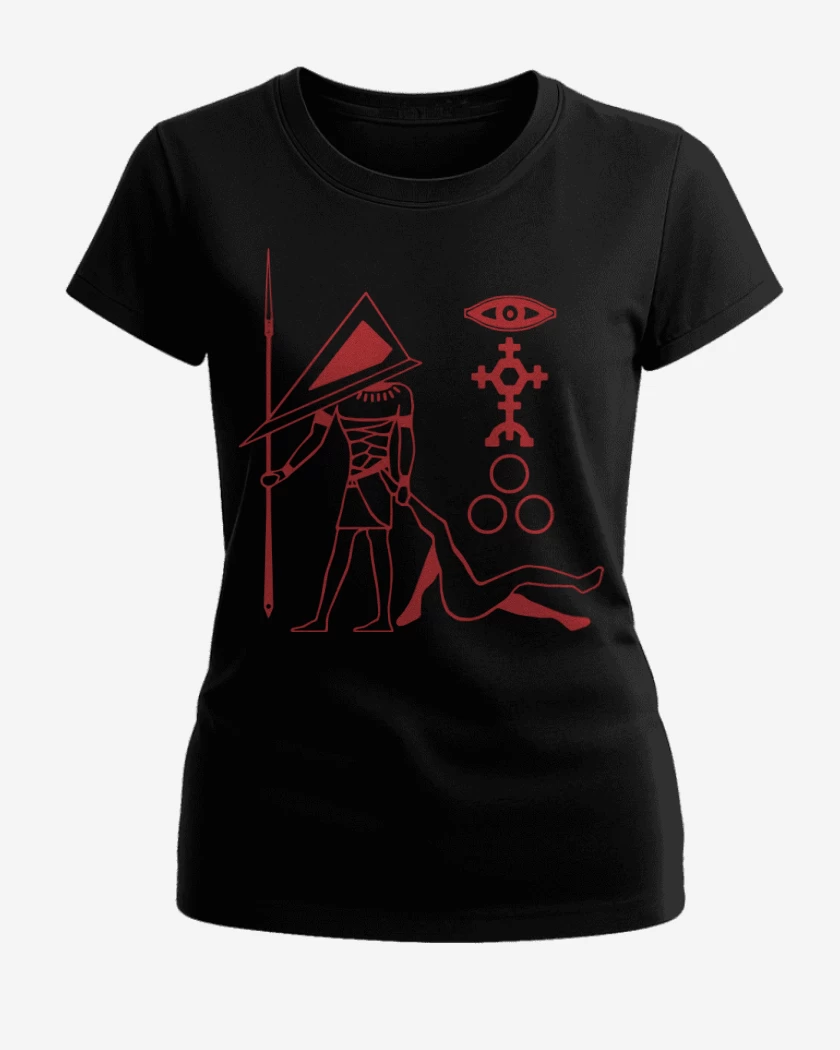 Polera de Mujer Negro de Silent Hill - Pyramid Head