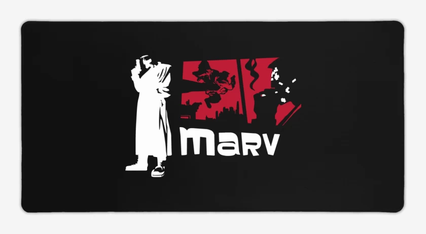 Mouse pad Gamer Negro de Sin City - Marv