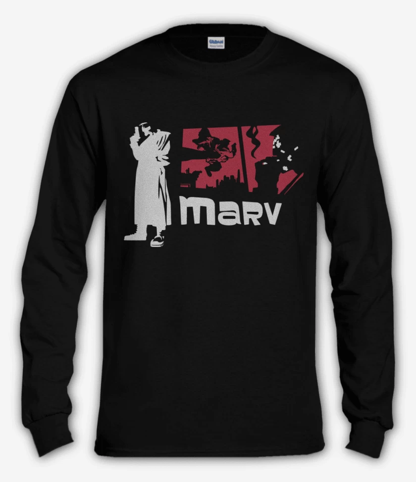 Polera manga larga Negro de Sin City - Marv