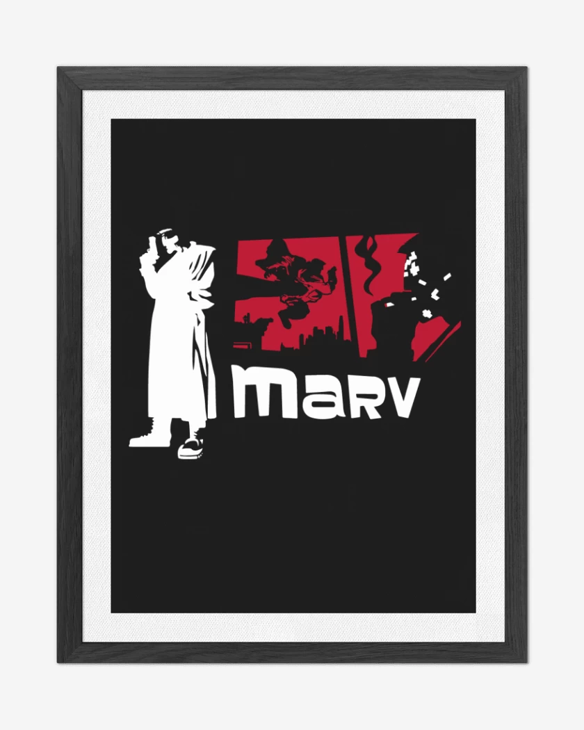 Cuadro decorativo Negro de Sin City - Marv