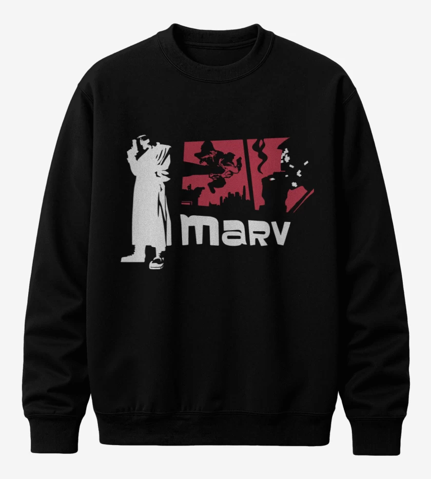 Poleron polo Negro de Sin City - Marv