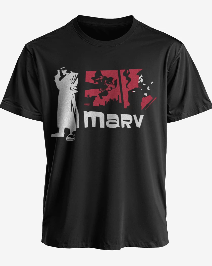 Polera premium Negro de Sin City - Marv