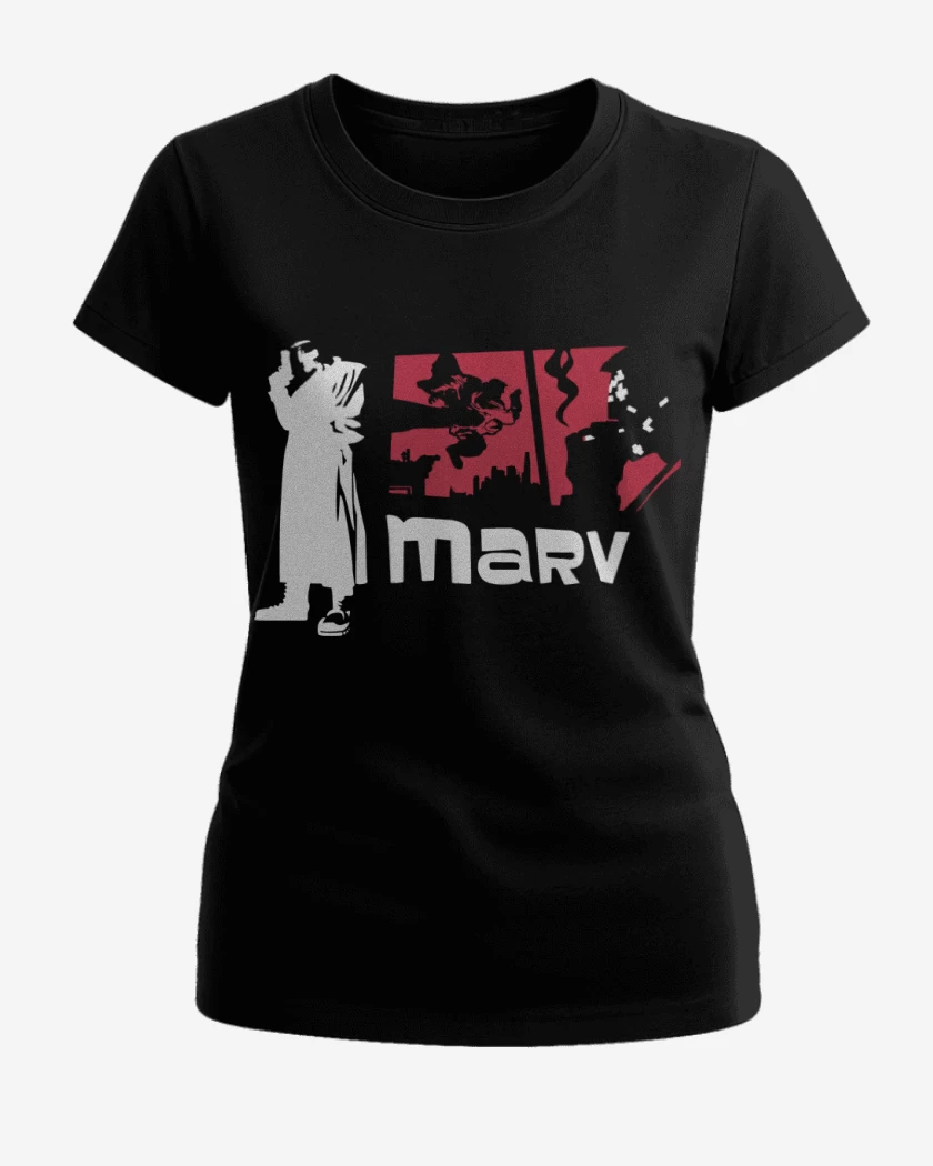Polera de Mujer Negro de Sin City - Marv