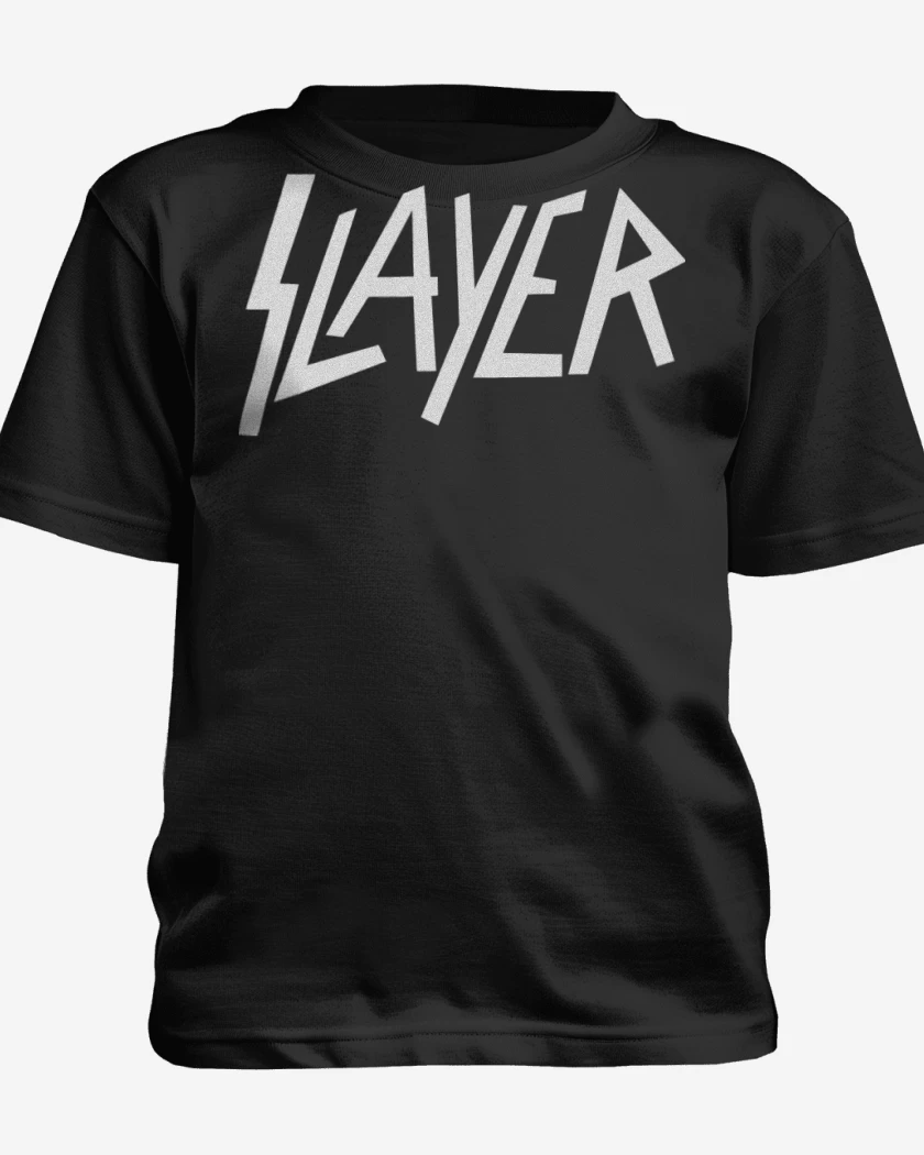 Polera de niño Negro de Slayer - Logo