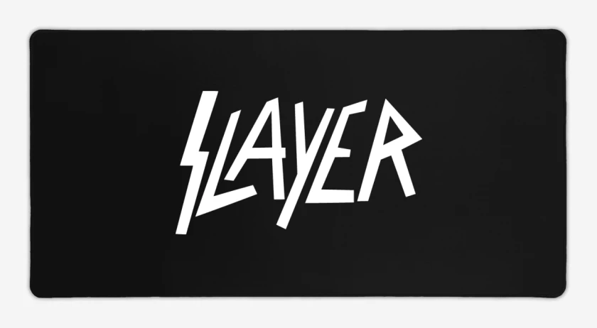 Mouse pad Gamer Negro de Slayer - Logo