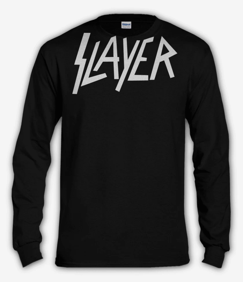 Polera manga larga Negro de Slayer - Logo