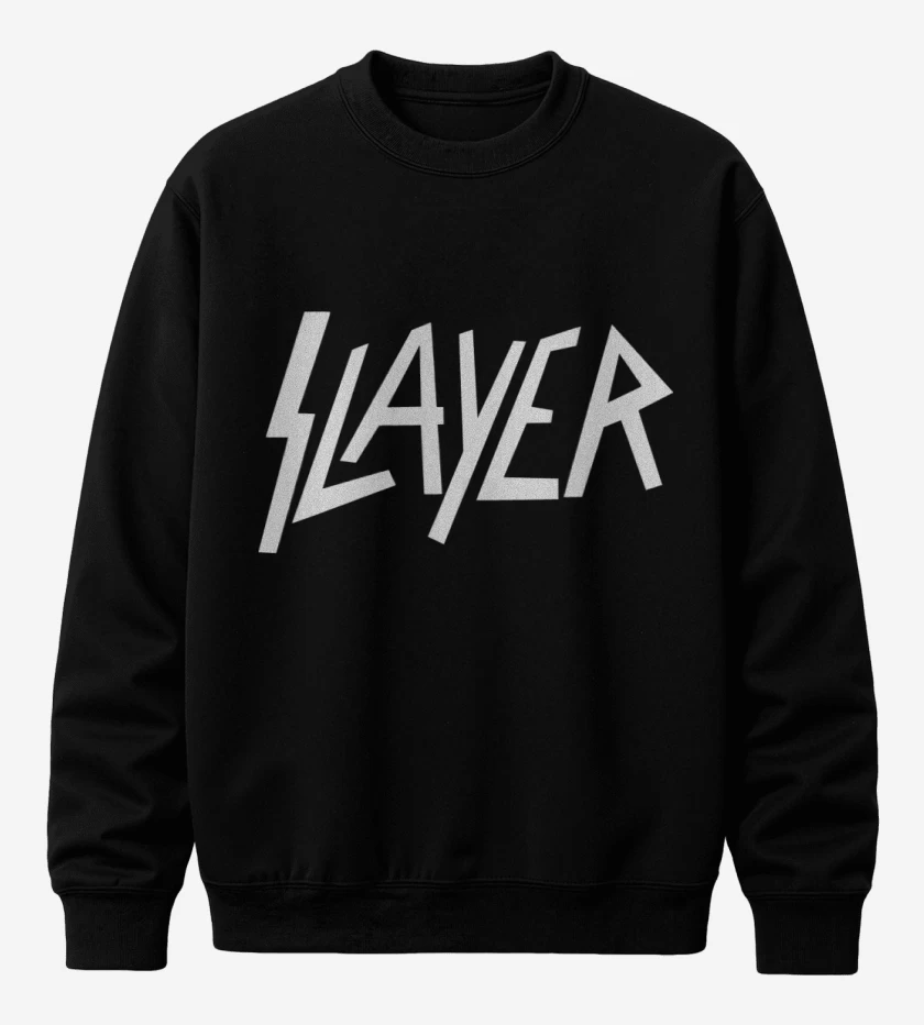 Poleron polo Negro de Slayer - Logo