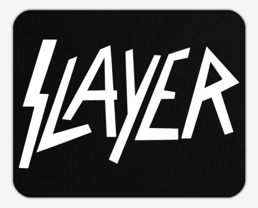Mousepad Negro de Slayer - Logo