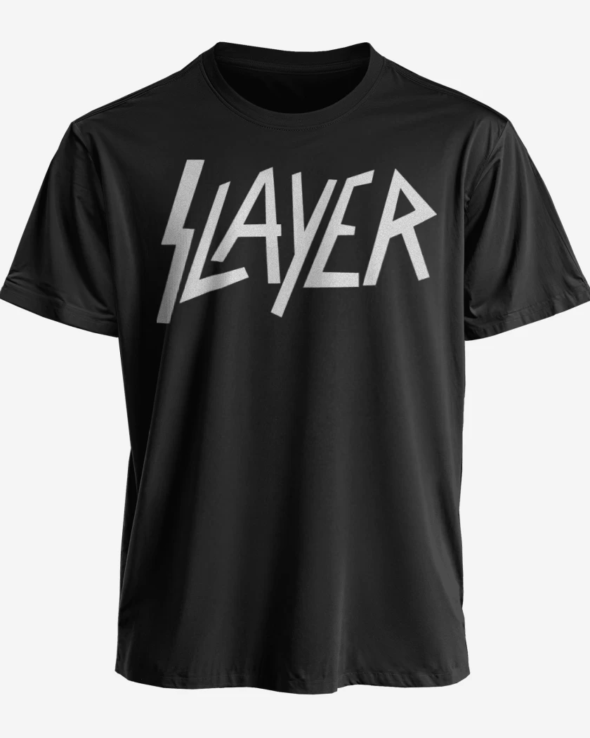 Polera premium Negro de Slayer - Logo