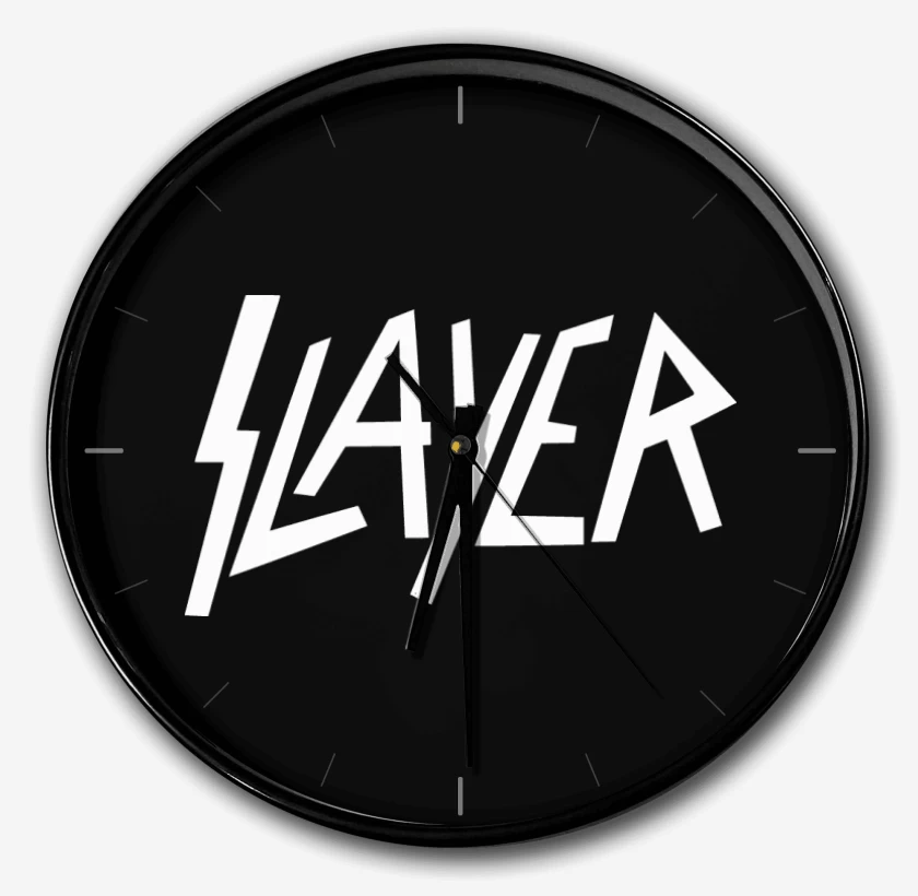 Reloj Negro de Slayer - Logo