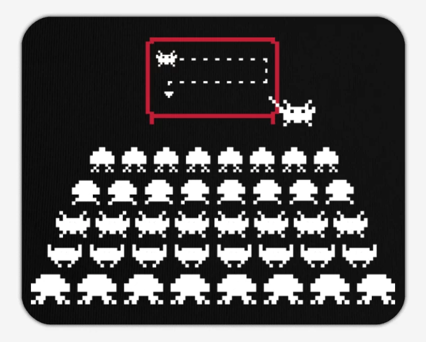 Mousepad Space Invaders
