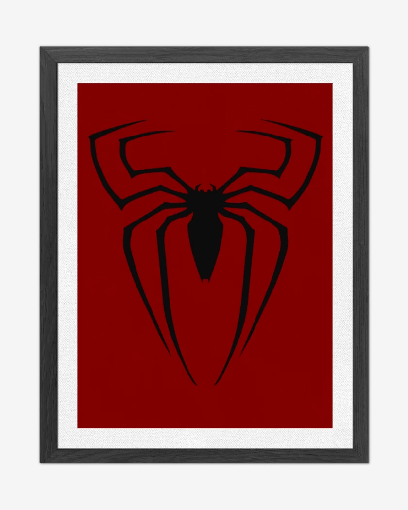 Cuadro decorativo Rojo de Araña Logo