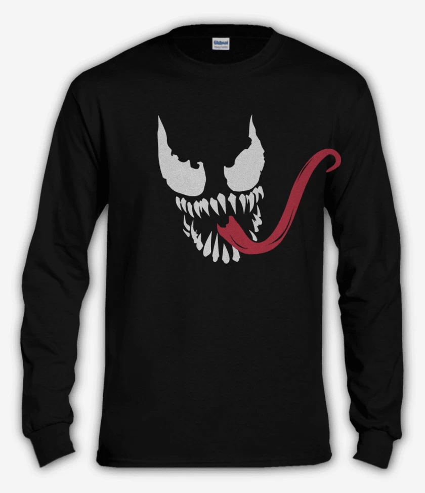 Polera manga larga Negro de Veneno