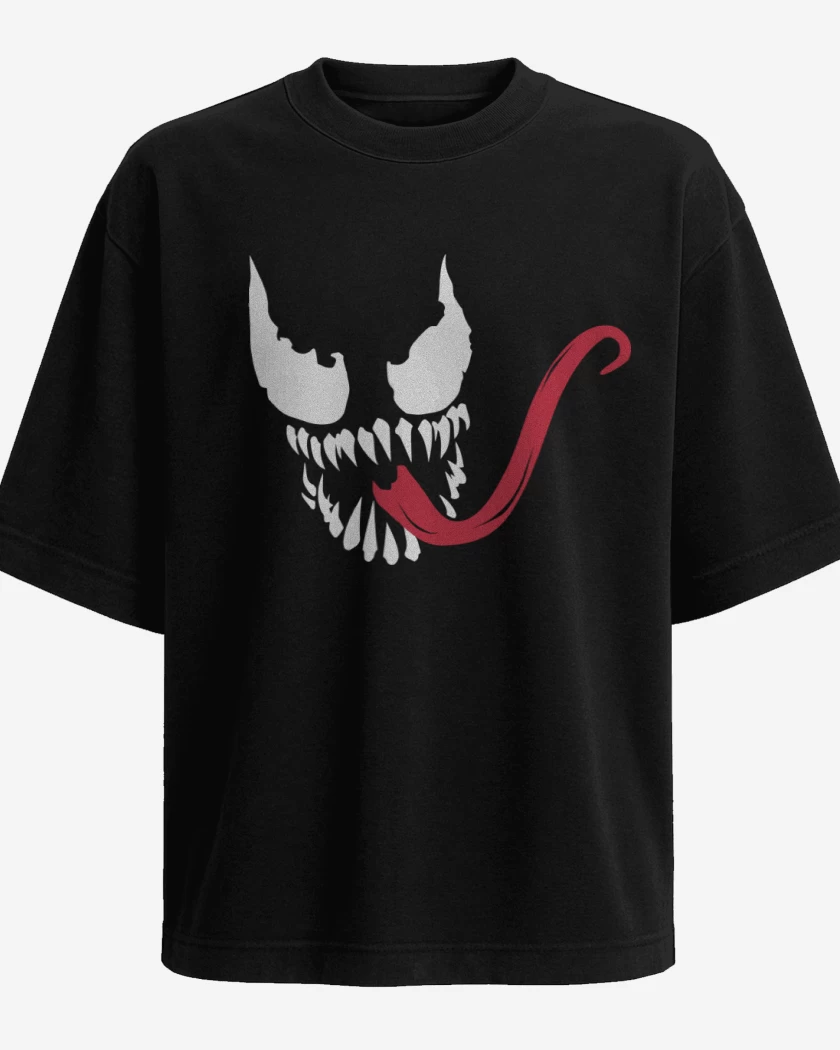 Polera Oversize Negro de Veneno