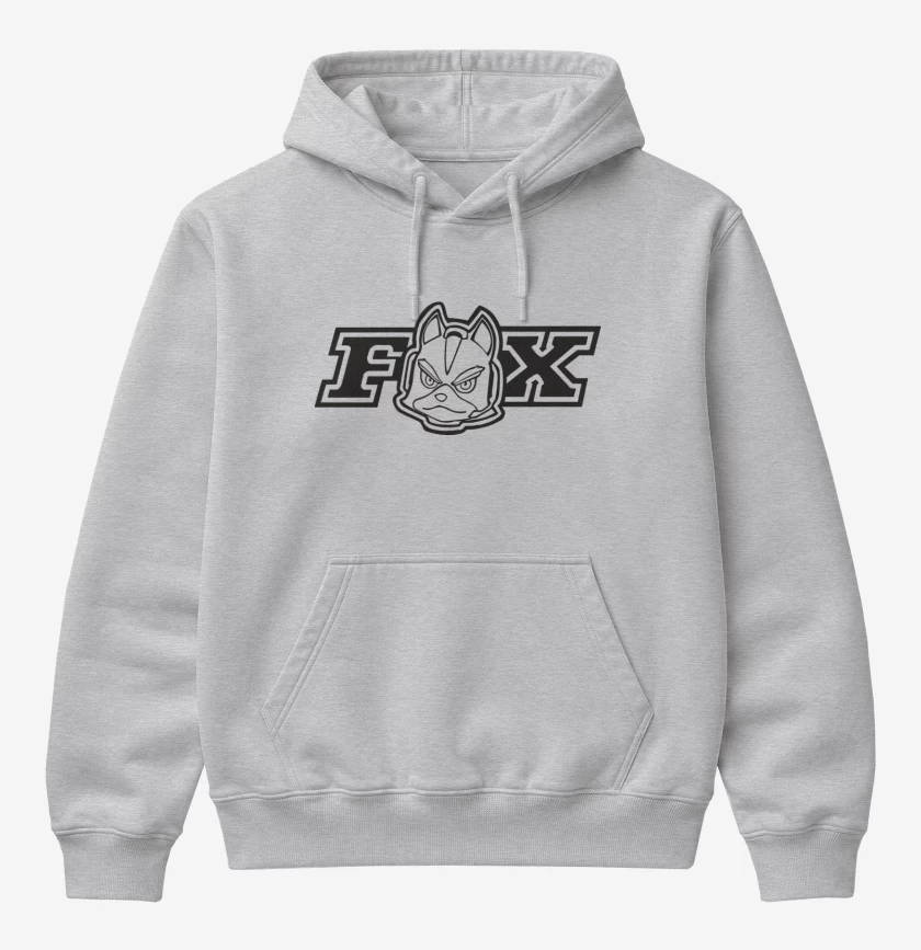 Poleron Canguro básico Gris Melange de Star Fox - Fox