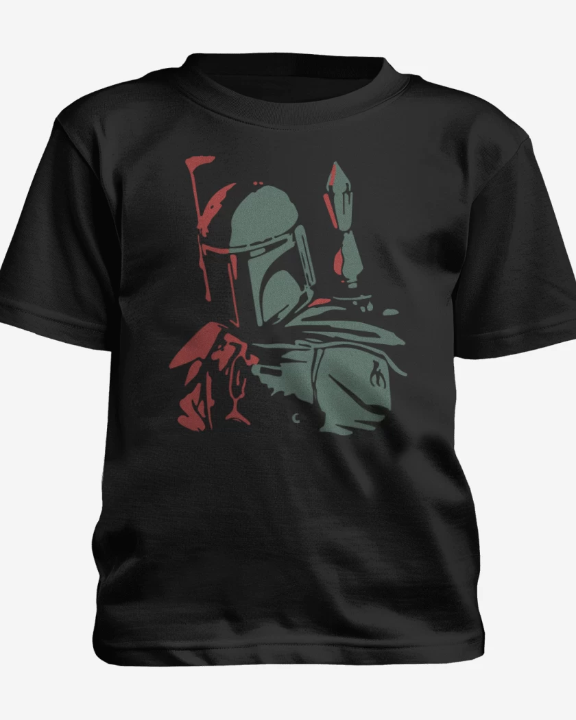 Polera de niño Negro de Star Wars - Boba Fett