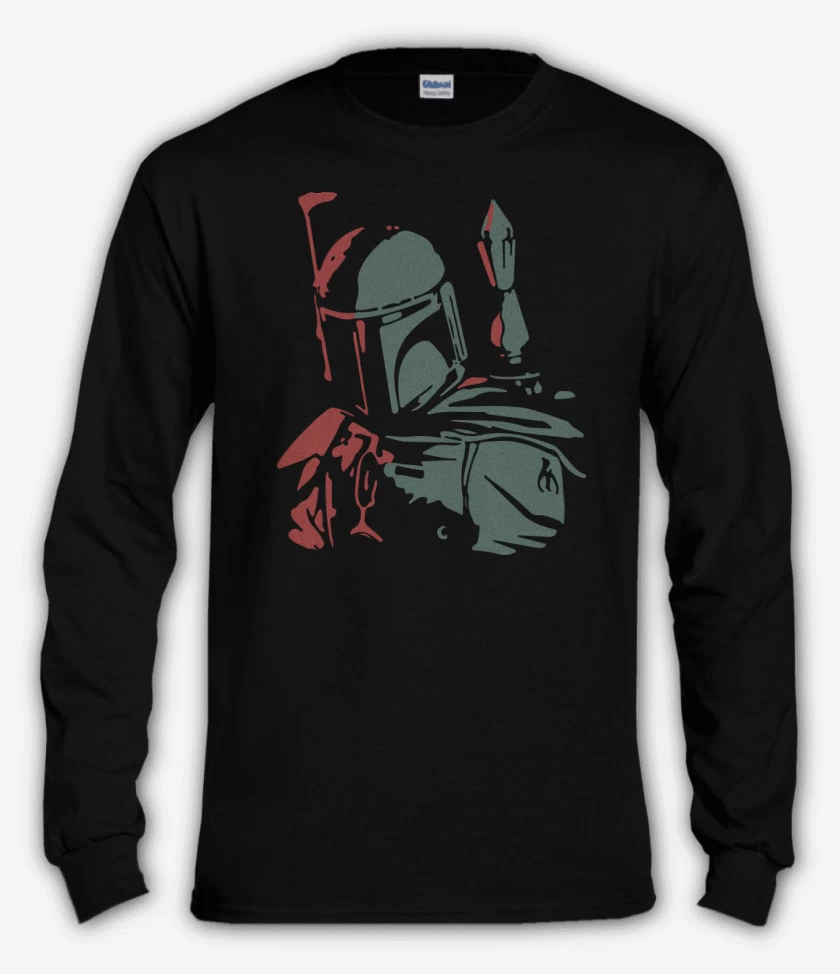 Polera manga larga Star Wars - Boba Fett