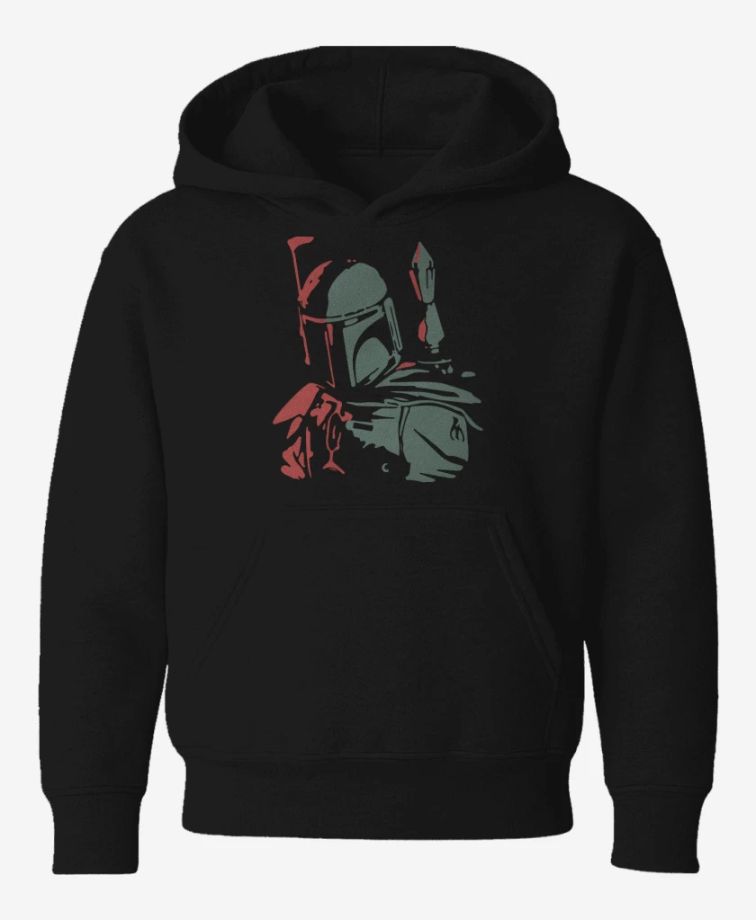 Poleron de niño Negro de Star Wars - Boba Fett
