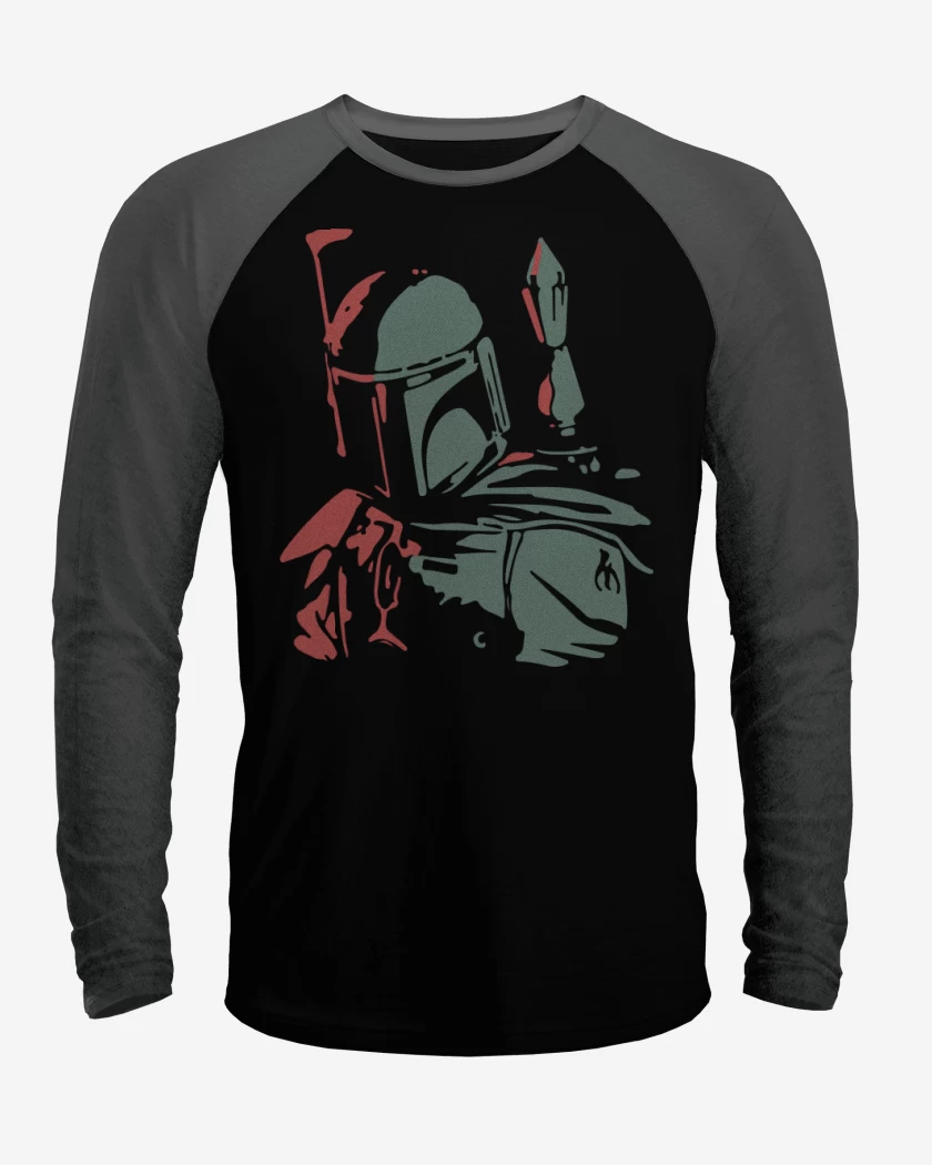 Polera Raglan Star Wars - Boba Fett